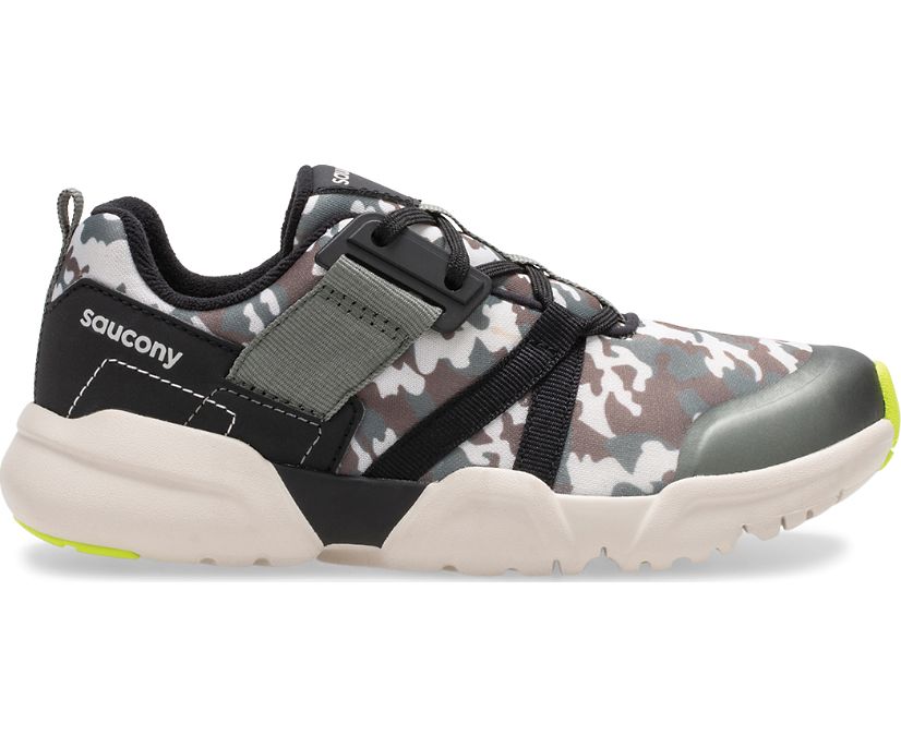 Tenis Saucony Vertex Encaje Niños Verde Oliva Camuflados | México 827XYUF